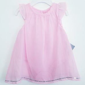 NWT Baby Girl's Pink Dress Bodysuit Dress NEW Size 3-6M